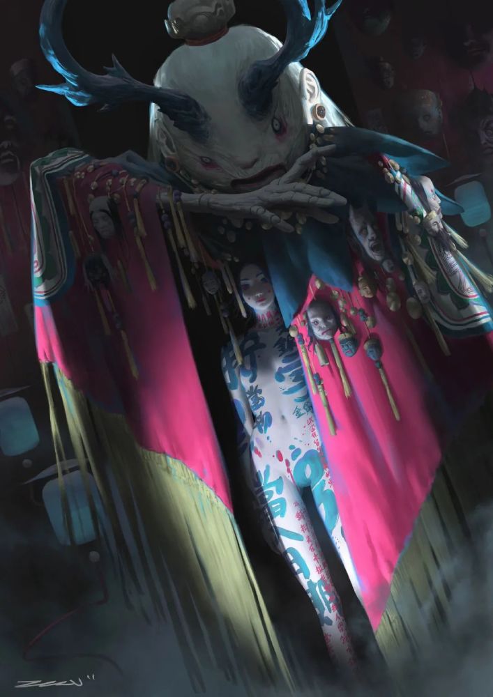 马来西亚插画师zeen chin作品大全_腾讯新闻