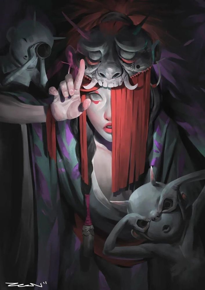 马来西亚插画师zeen chin作品大全_腾讯新闻