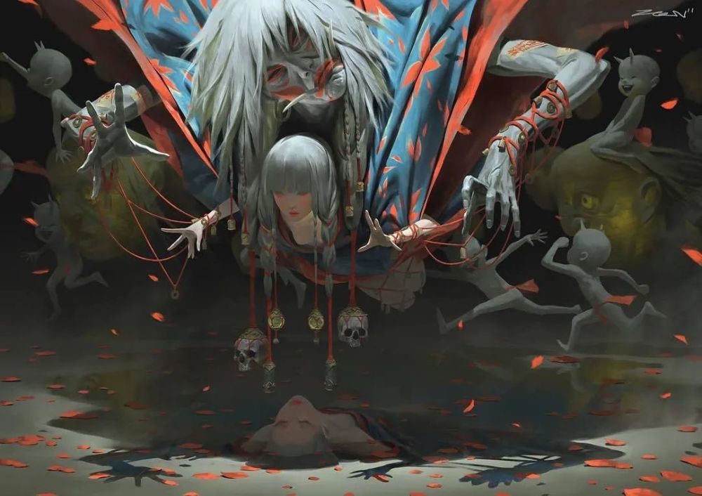 马来西亚插画师zeen chin作品大全_腾讯新闻