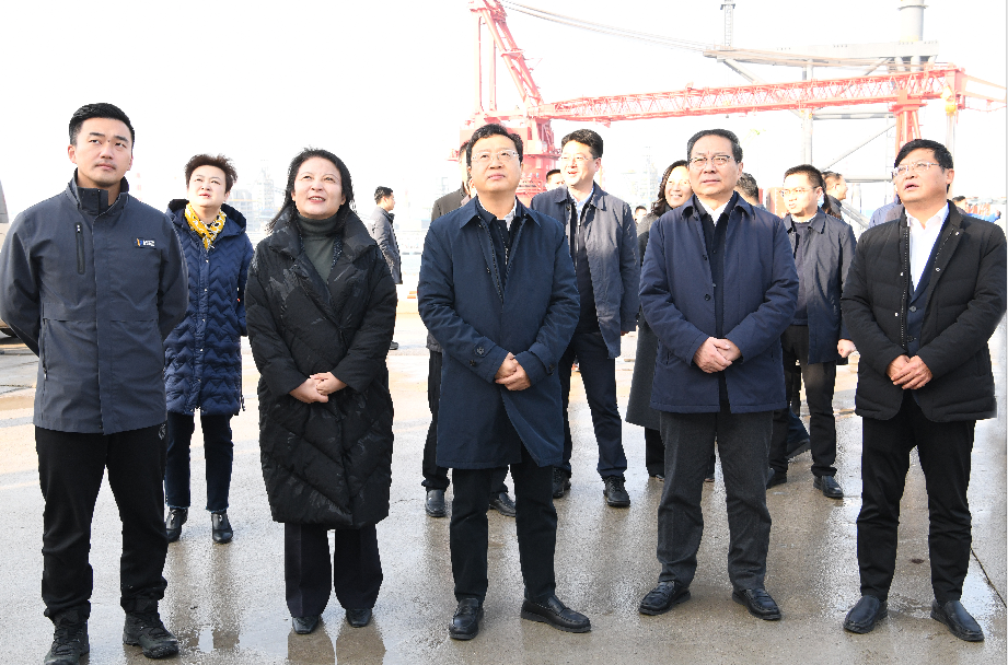 如东县党政代表团一行考察了中天绿色精品钢项目,正余机器人小镇,张謇