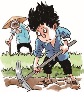 懒女婿和老丈人吹牛,笑趴你|吕大柱|野生山药|山药|锄头