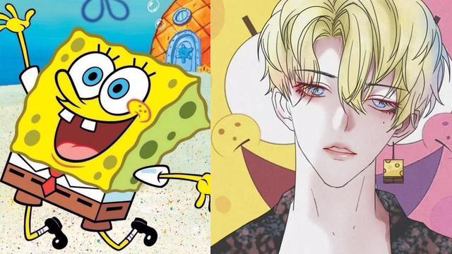 海绵宝宝"拟人化",本是冲着派大星来的,却被章鱼哥"迷"了眼_腾讯新闻