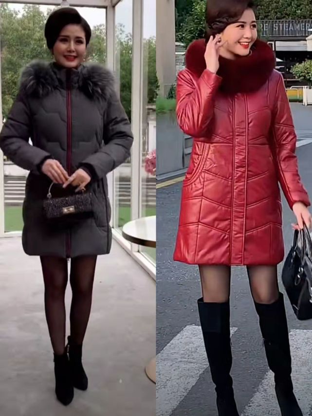 谁说"大妈装"一定老气?瞧瞧这组冬季打扮,优雅舒适又提气质