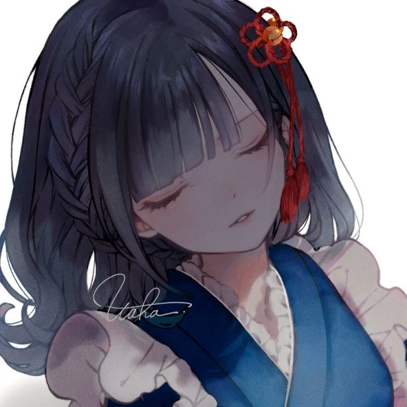 冷色调蓝色头像