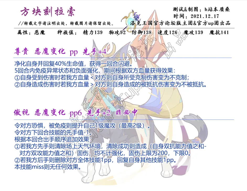 【技能测试】武可儿,莱尔斯,方块刻拉索,美狄亚,伊瑟拉