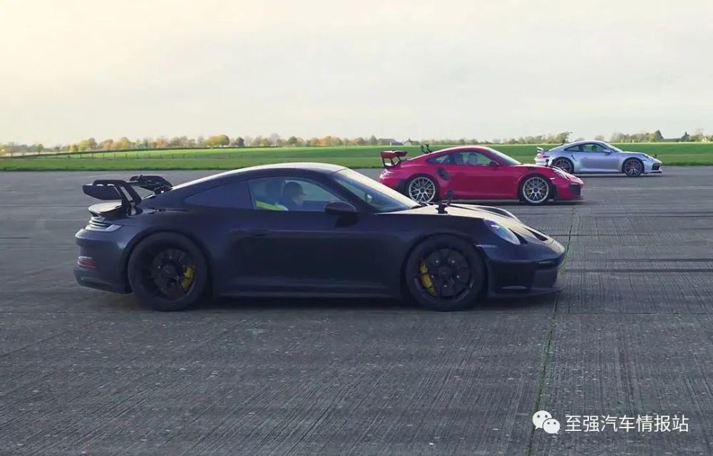 保时捷991gt2rs992turbos992gt3零四加速对决