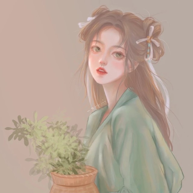 超唯美精致手绘女生头像