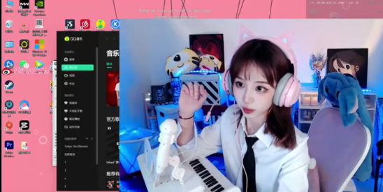 csgo区又出女主播了,天梯分高就算了,身材颜值还这么好!_腾讯新闻