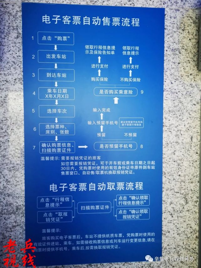 坐高铁出行-电子车票自动取票流程!辛集老兵视线