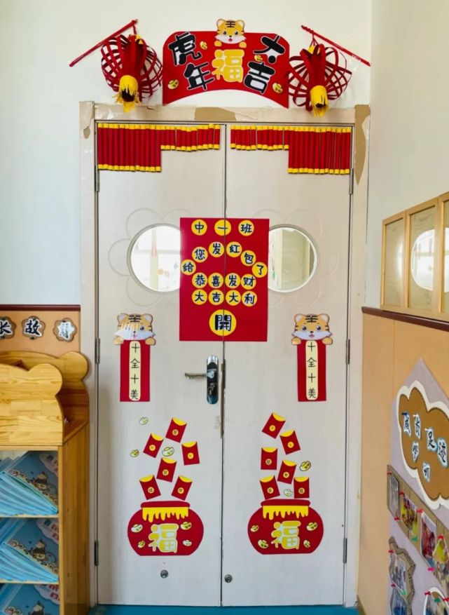 春节新年环创除了上面门头布置,还有室内的环创,幼儿老师期末忙,缺少