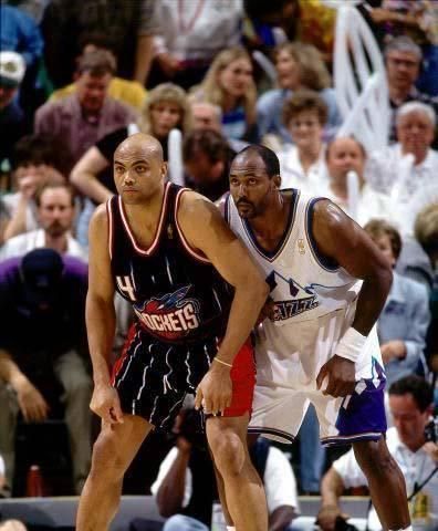 nba 马龙和巴克利谁更强？对比49次交手数据，没想到是一边倒的结果