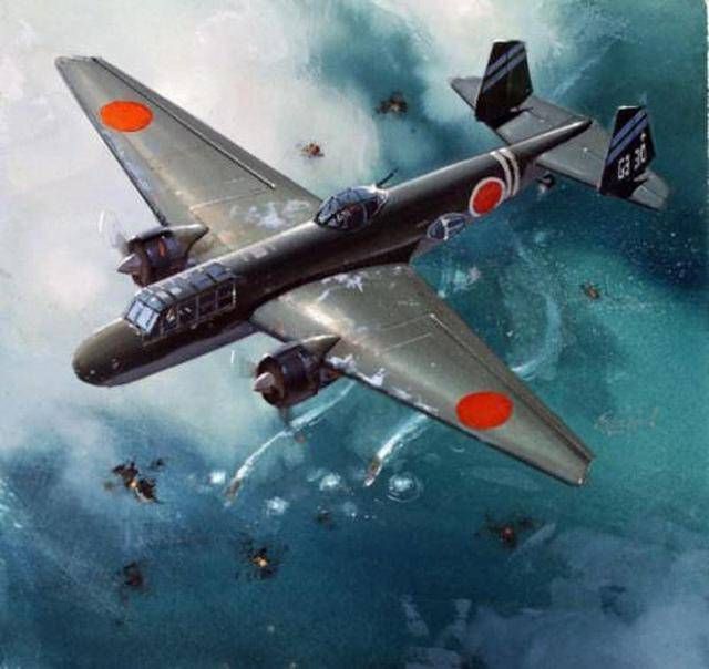 在当时的条件下,96式轰炸机可以达到4400公里的作战半径,最大起飞重量