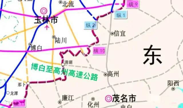 途径化州合江平定两镇又一条高速要来了