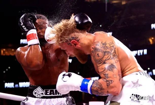 网红杰克·保罗第六回合ko前ufc冠军泰伦·伍德利