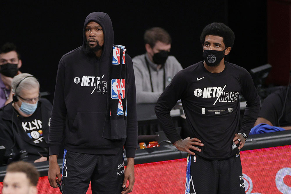 凯文·杜兰特 【NBA】加上杜兰特和欧文，篮网十人不能参赛