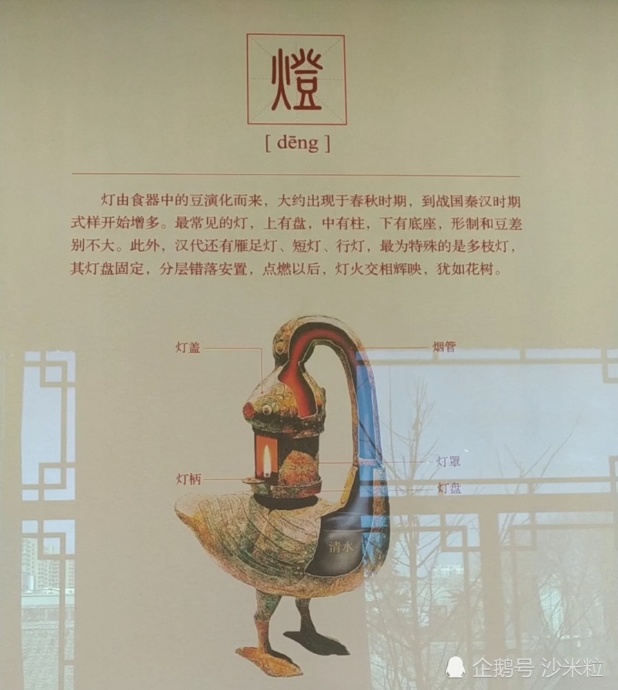 2000多年前中国就有了可调明暗的灯海昏侯墓出土的青铜雁鱼灯