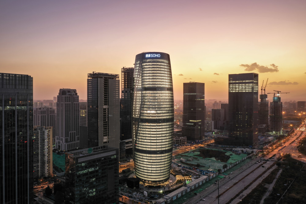 北京地标丽泽soho图集扎哈作品
