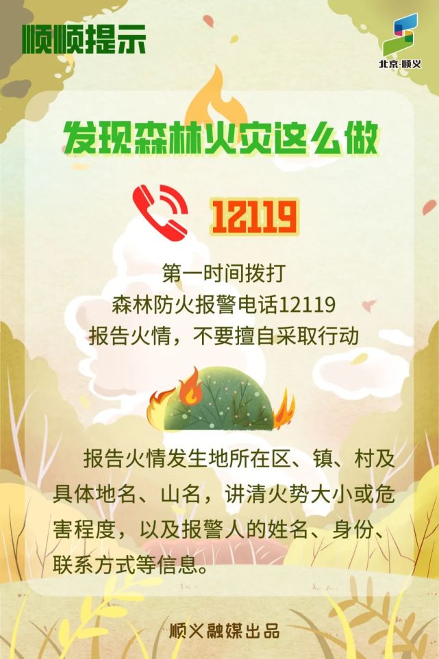 冬季,森林火险等级高,勿忘防火安全!