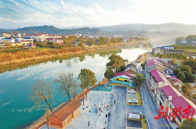 湖南日报头版·图片新闻丨浏阳市枨冲镇:"老码头"焕发新光彩_腾讯新闻