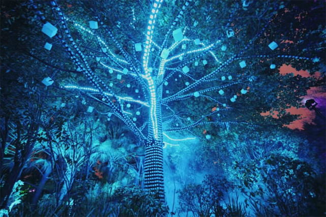 光影彰显成都魅力——2022成都欢乐谷全沉浸光影森林探险开启