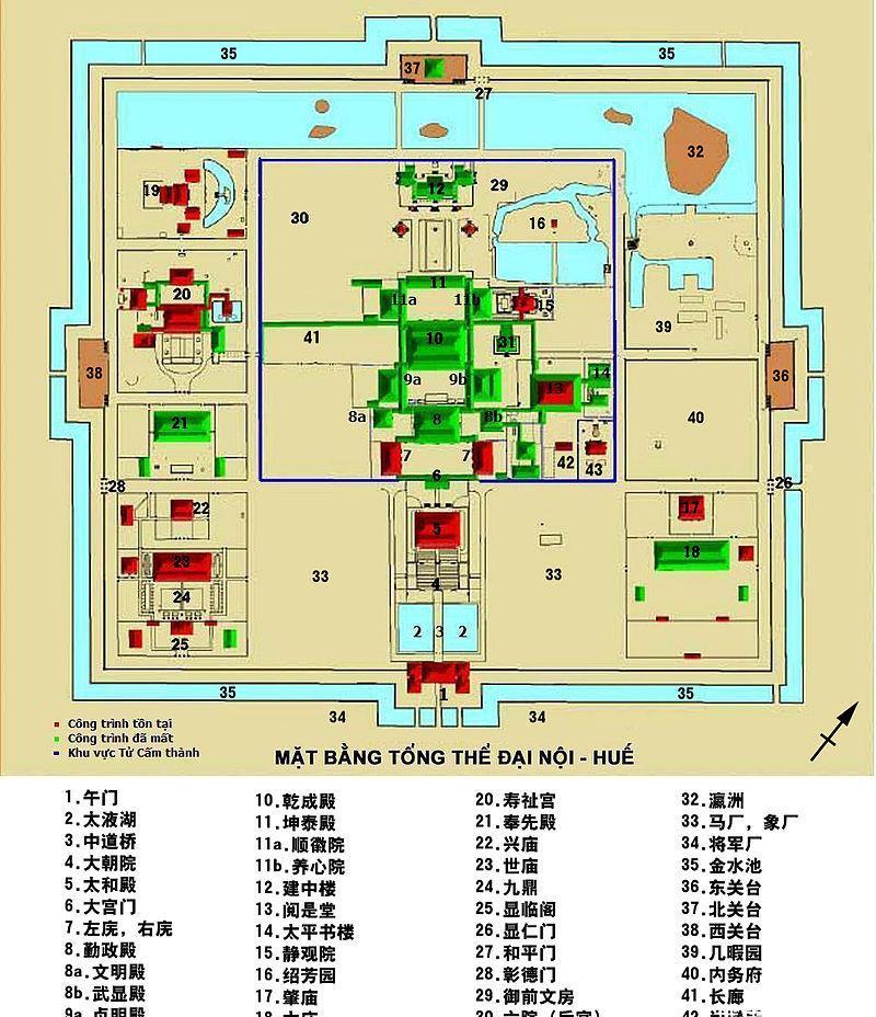 北京故宮佈局體現傳統中華文化精髓越南阮朝仿造出山寨版紫禁城