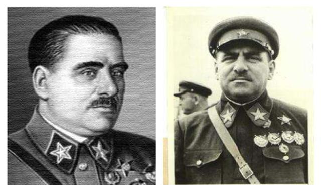苏联第一代五位元帅伏罗希洛夫,布柳赫尔,布琼尼,叶戈罗夫