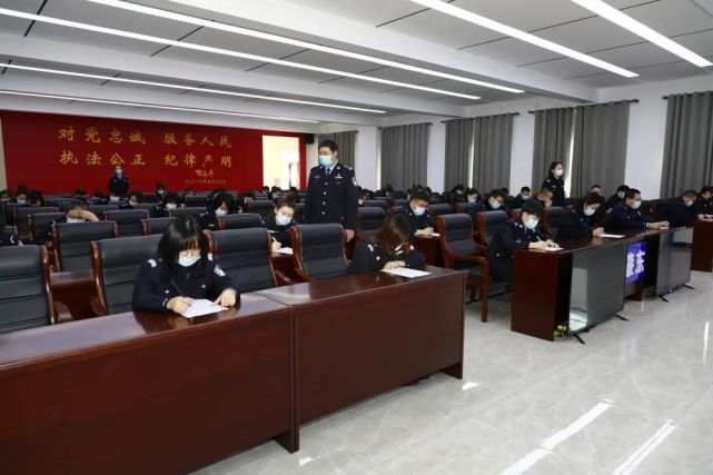 冬季整训肇东市公安局组织开展冬季整训党史学习教育理论知识集中考试