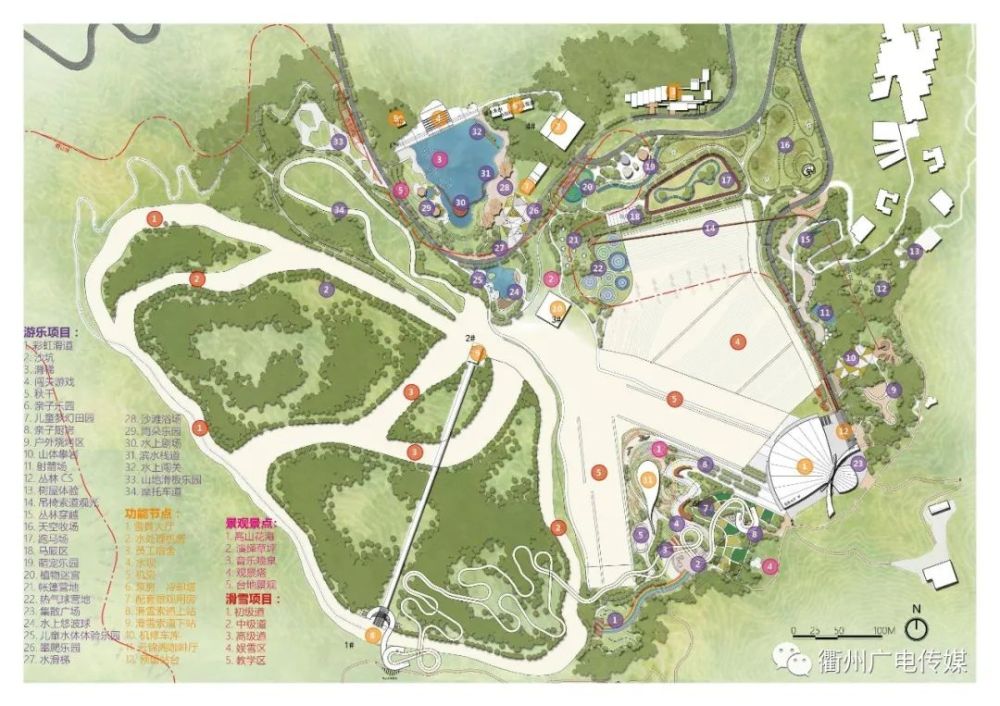 家门口的滑雪场来了明年正式启动建设有望成为华东最大滑雪运动公园