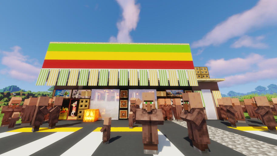 戳下方图片一起完成改造~本次小官微改造的便利店有没有让冒险家们