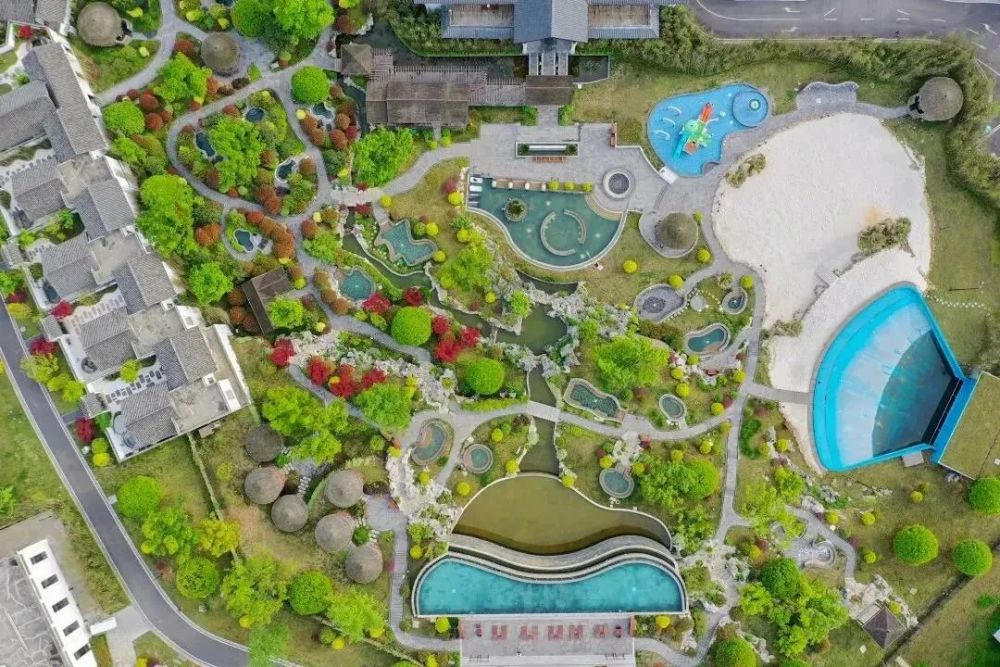 乡游黔中瓮安县下司社区畅游花间池温泉体验草塘古镇暖冬行