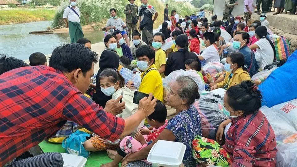 缅甸妙瓦底疫情图片