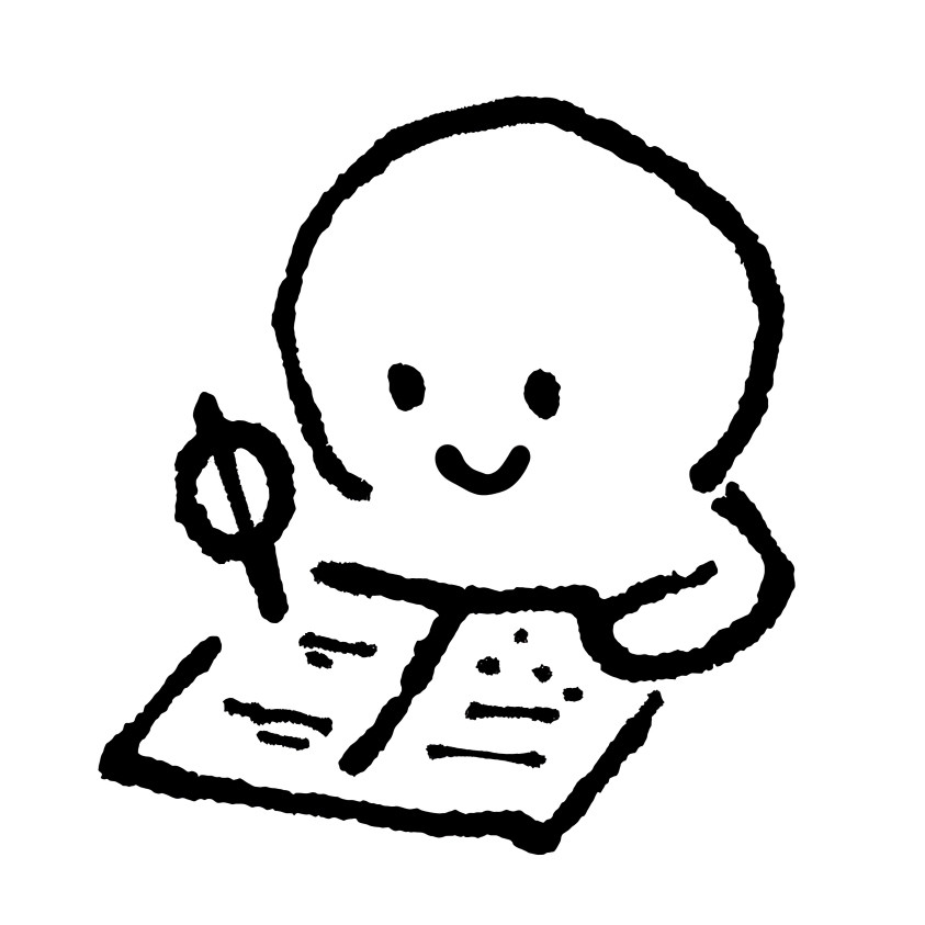 简笔画头像上学系列
