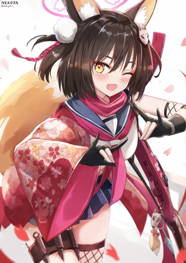 二次元壁纸这是谁的狐耳娘