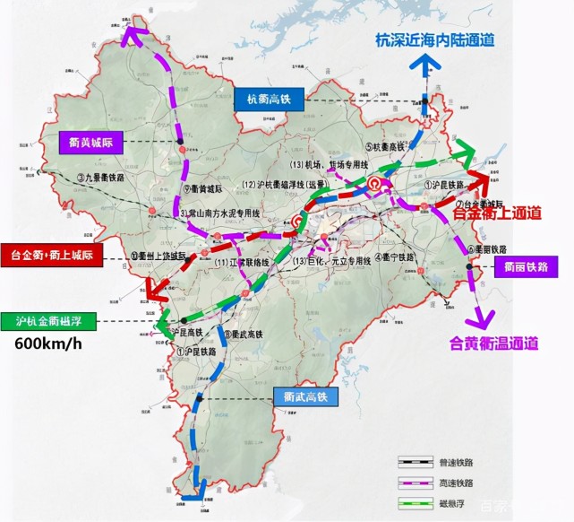 它拟从合福高铁黄山北站引出,向南经开化县后引入九景衢铁路辉埠站