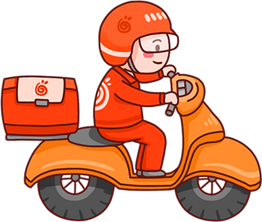 外卖骑手化身"反邪骑士",给你的外卖加点"料"!