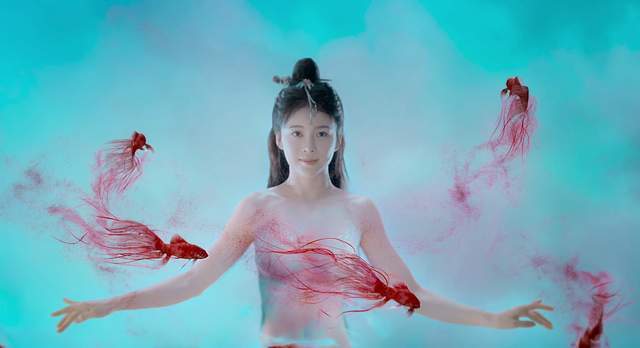 赵樱子古装yyds演绎美人鱼拿捏纯欲风撩人于无形