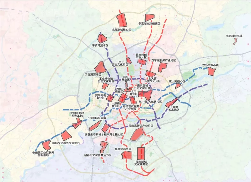 事实上,从发展方面来看,根据日前官方发布的《沈阳市城市核心发展板块