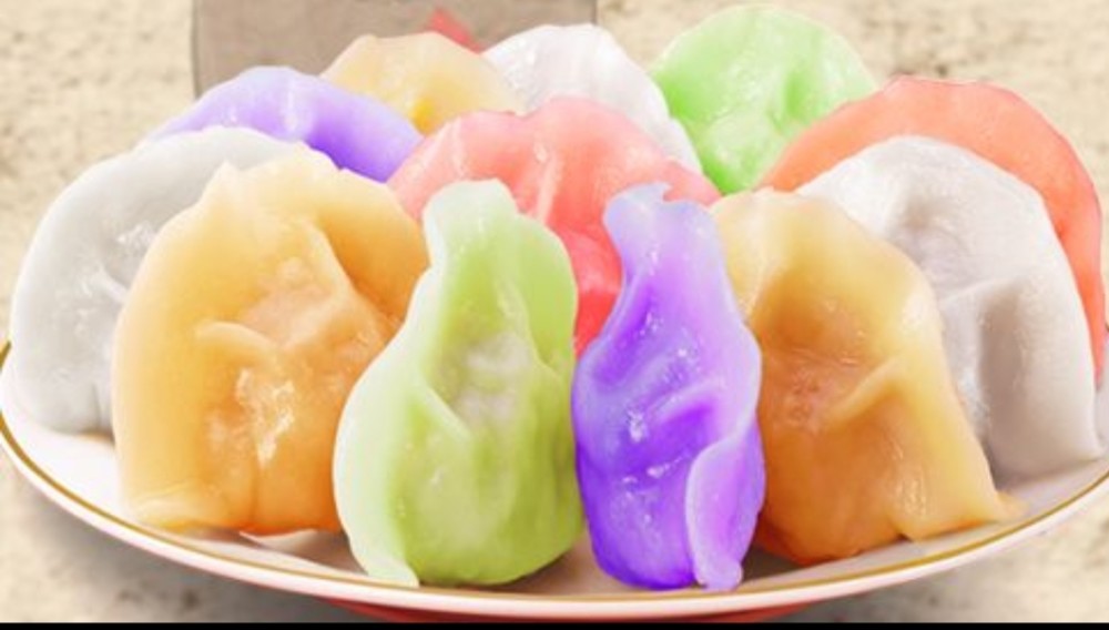 彩色饺子的做法