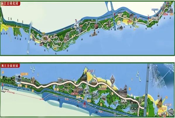 闽江公园管理处管理着闽江公园南北园以及花海公园.