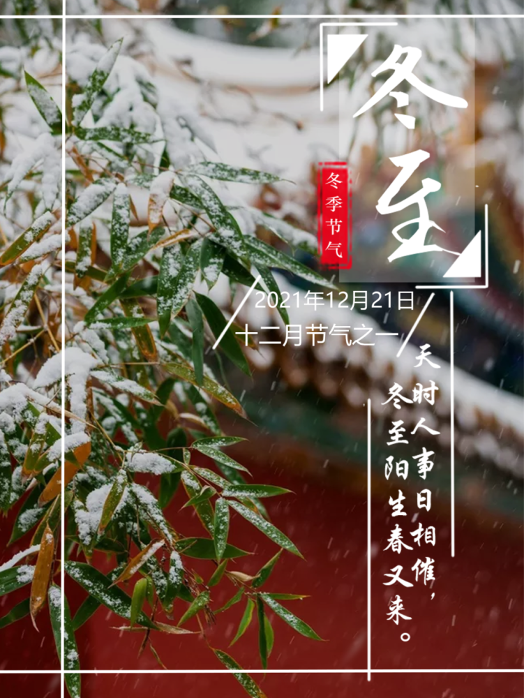 今日冬至丨冬已至,春不远_腾讯新闻