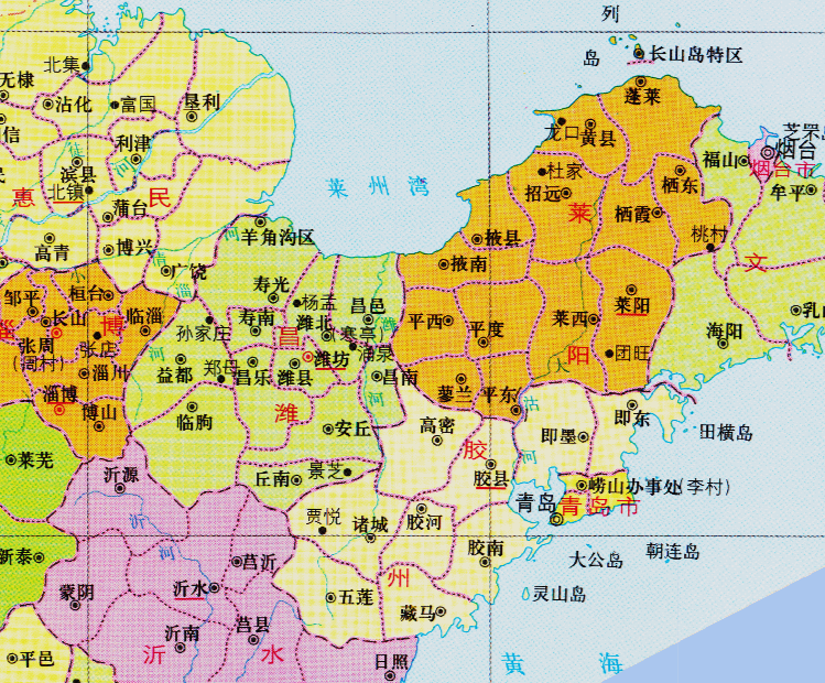 山東省的區劃變動16個地級市之一濰坊市為何有12個區縣