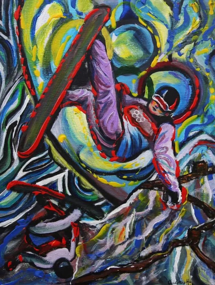 国际少年绘画大展我心中的冬奥征稿选萃第六辑