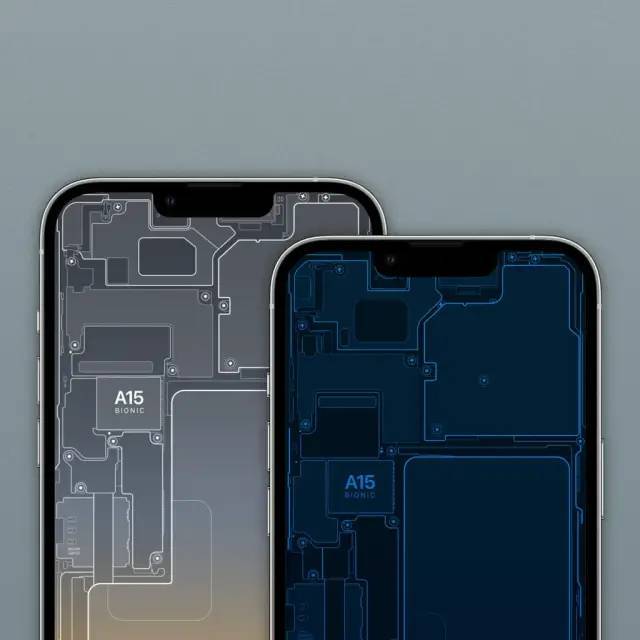 【壁纸】iphone 13 系列透视图