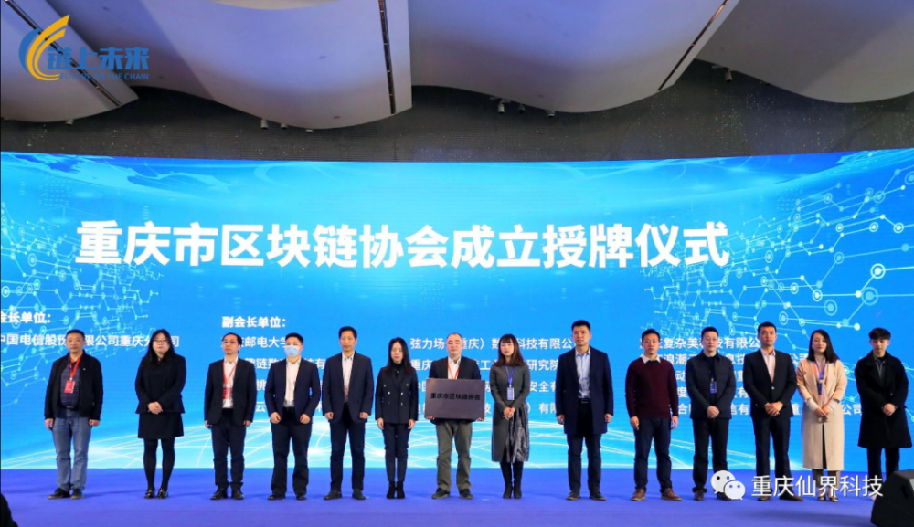 链产业发展峰会在洲际酒店顺利召开仙界科技作为协办方出席此次会议