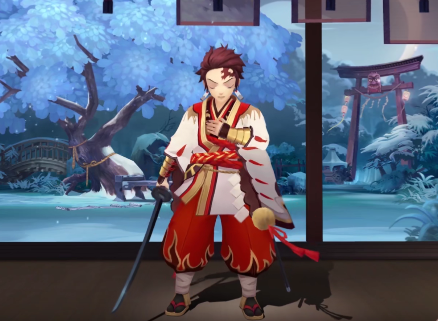 阴阳师ssr炭治郎新皮肤头柱变厨子第一眼还以为错穿食灵的衣服