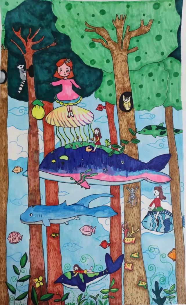 第三届"我眼中的未来世界"少儿绘画征集活动|​​第三期展示