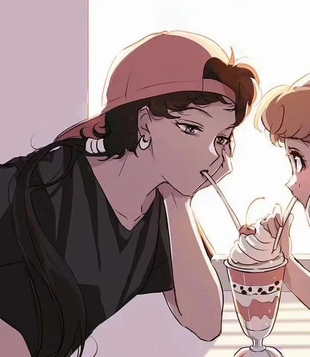 情头适合俏皮可爱的情侣用的情侣头像