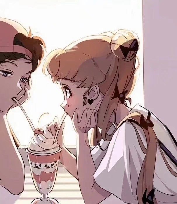 情头适合俏皮可爱的情侣用的情侣头像