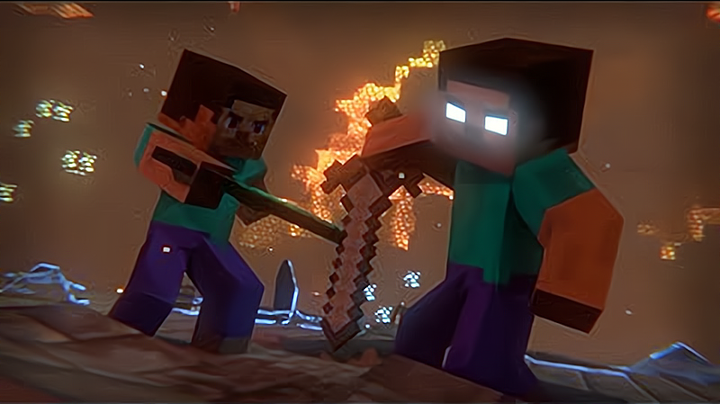 steve克隆了自己,无数个自己在满世界寻找herobrine的踪迹,试图以正义