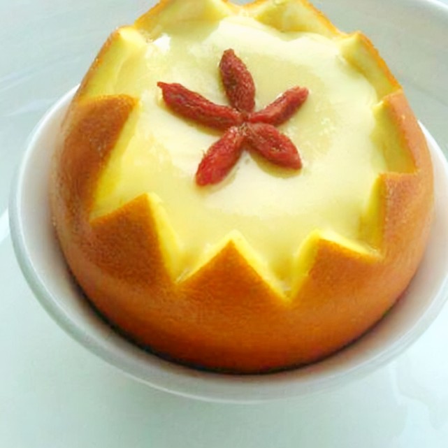 香橙蒸蛋,止咳化痰,宝宝的必备食谱